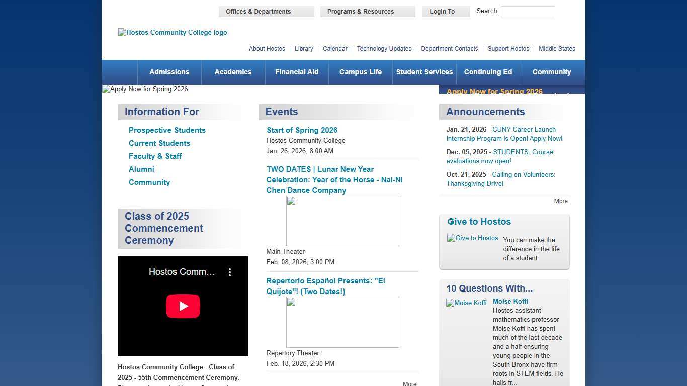 Home - Hostos Community College